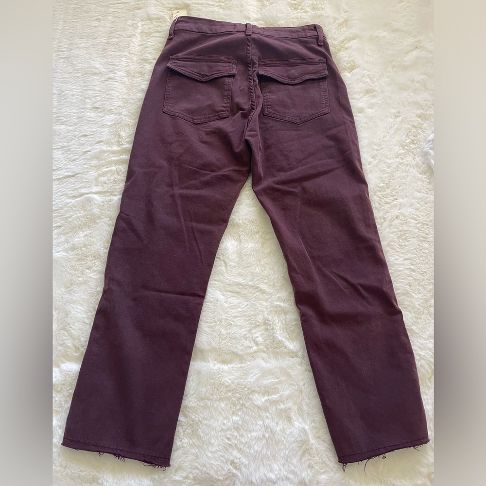 AMO Denim Easy Army Trouser - color: wine